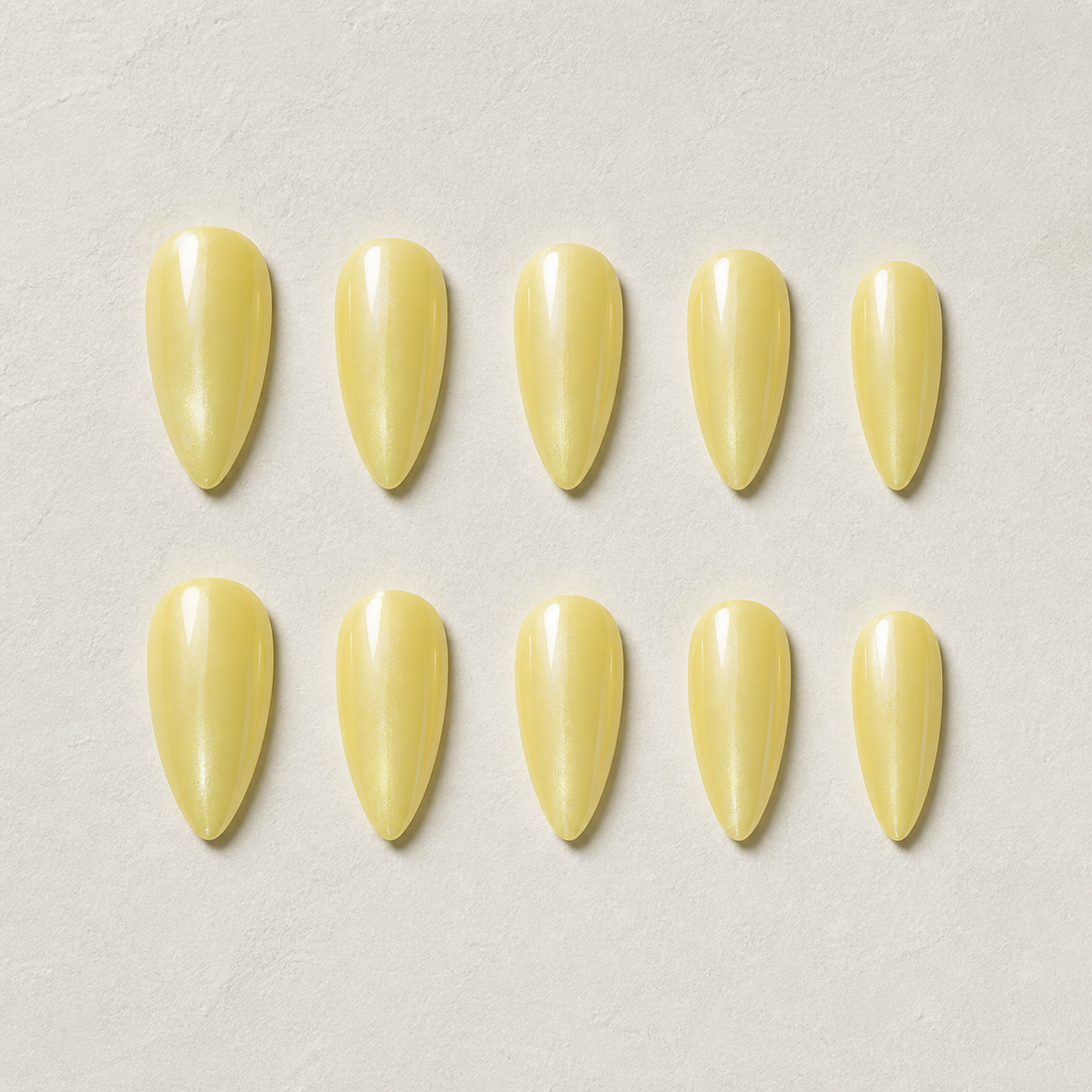 Buttercream Glow | Press-On Nails - Personalized Custom Pet Gift
