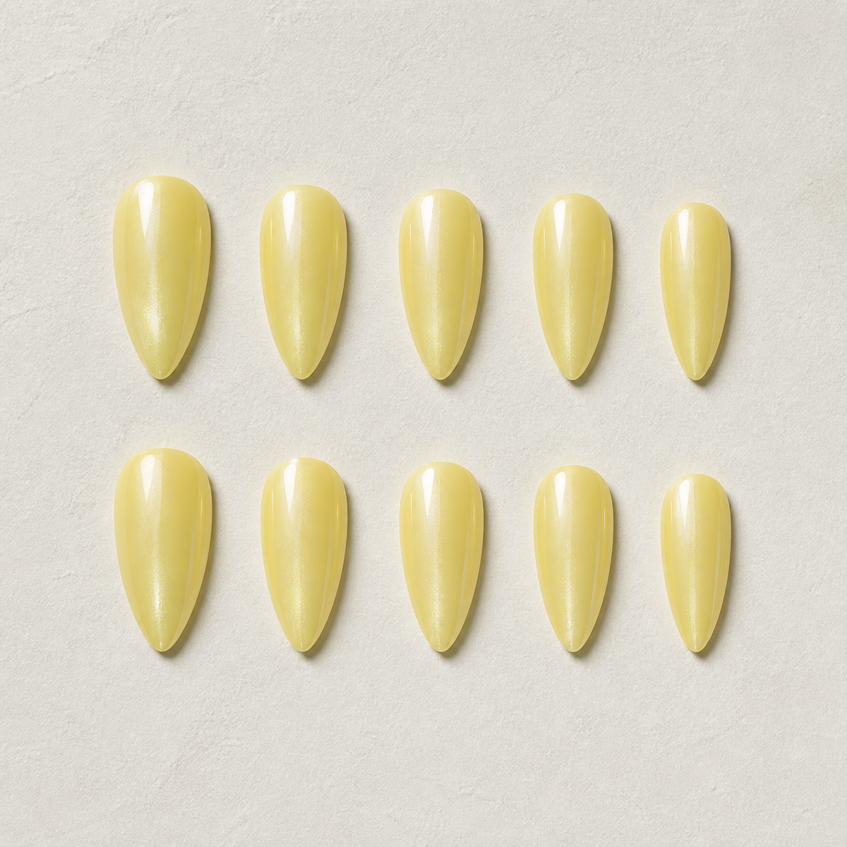 Buttercream Glow | Press-On Nails - Personalized Custom Pet Gift