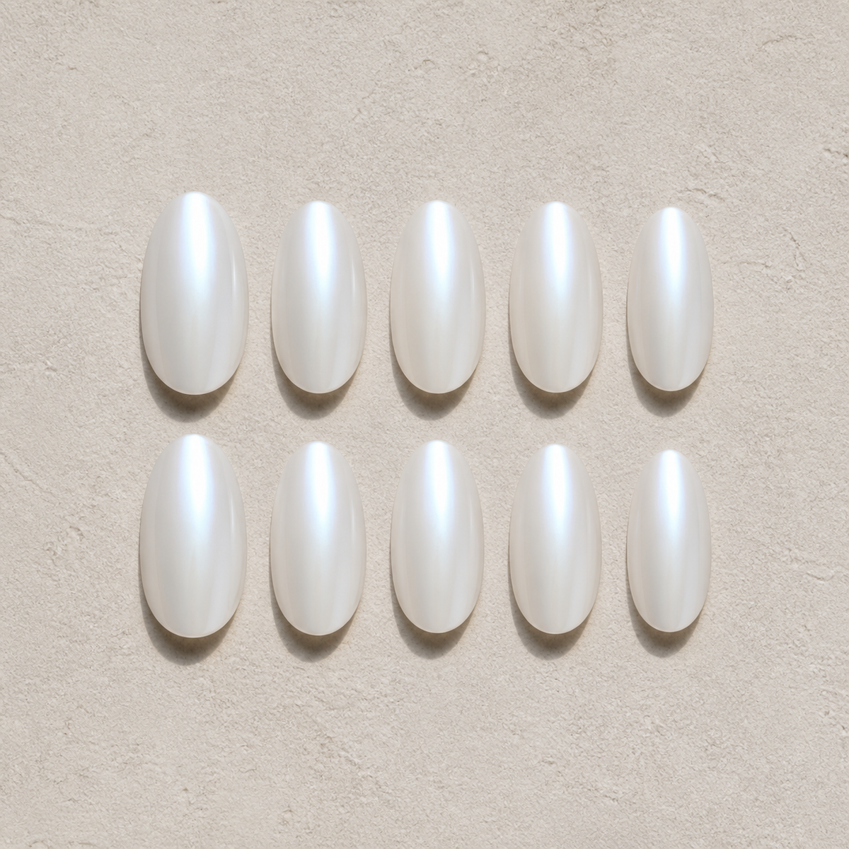 Ivory Halo | Press-On Nails - Personalized Custom Pet Gift