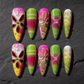 Neon Garden | Press-On Nails - Personalized Custom Pet Gift