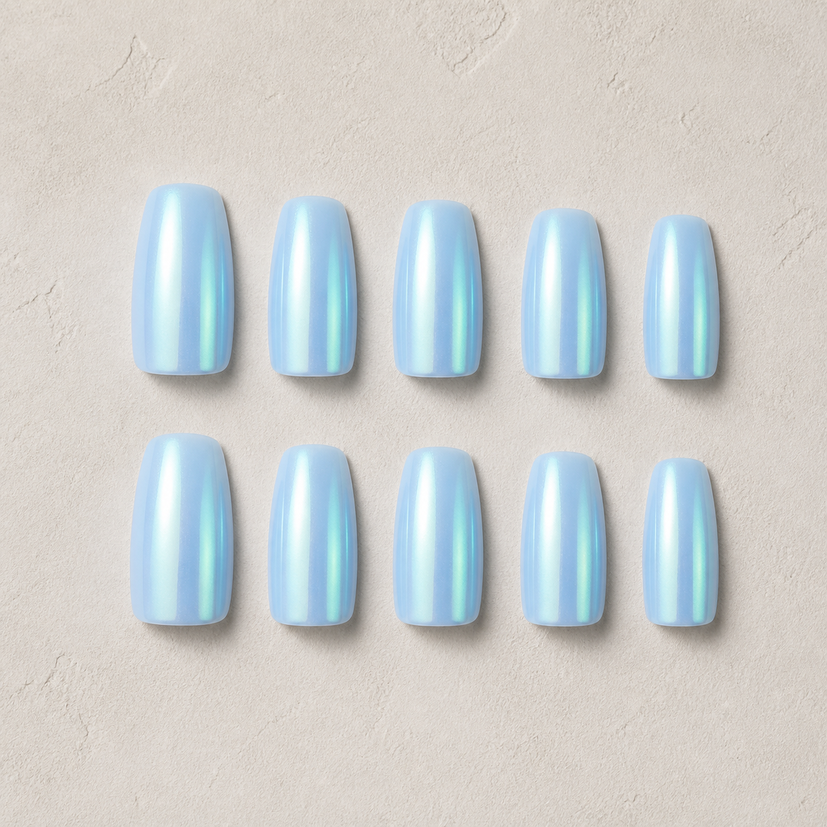Glacier Light | Press-On Nails - Personalized Custom Pet Gift