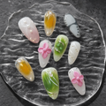 Glass Petals | Press-On Nails - Personalized Custom Pet Gift
