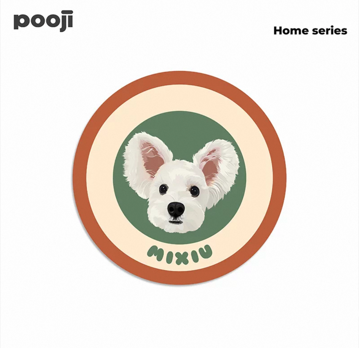Custom Pet Photo Rug - Washable Milk Velvet Carpet | Pooji - Personalized Custom Pet Gift