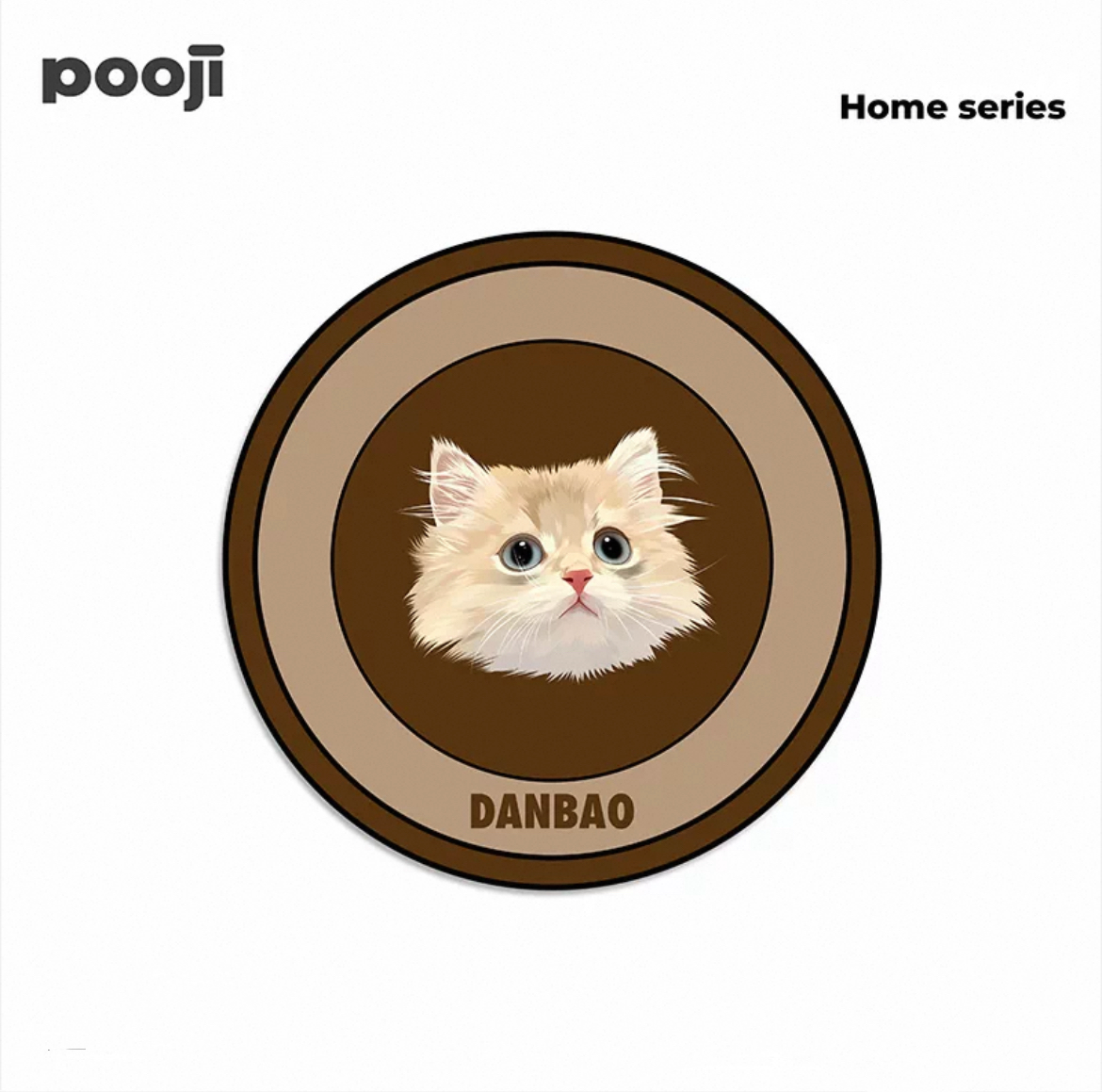 Custom Pet Photo Rug - Washable Milk Velvet Carpet | Pooji - Personalized Custom Pet Gift