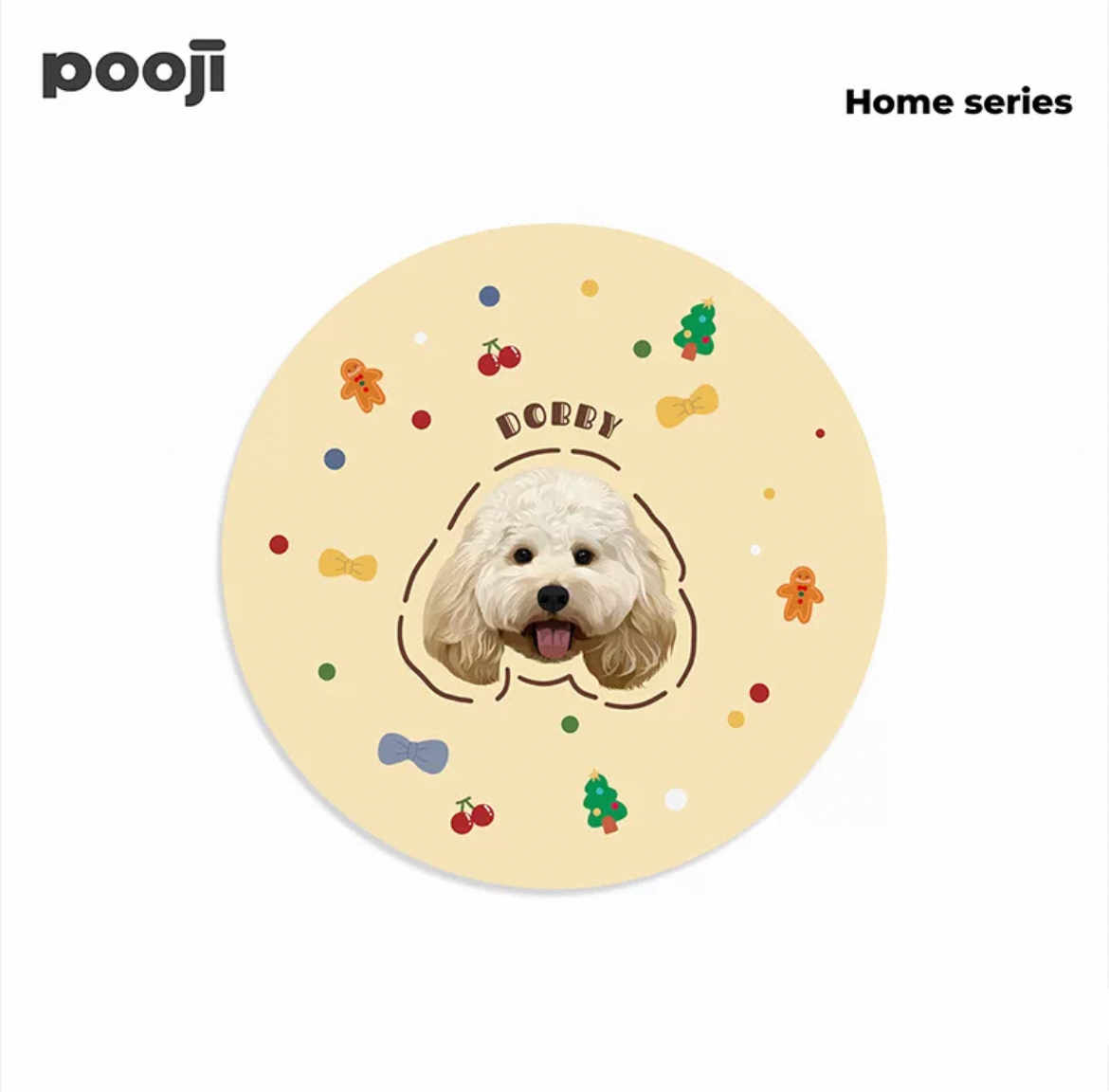 Custom Pet Photo Rug - Washable Milk Velvet Carpet | Pooji - Personalized Custom Pet Gift