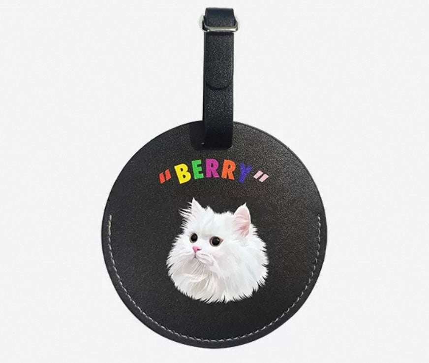 Custom Pet Luggage Tag - Personalized Travel Tag for Pets | Pooji - Personalized Custom Pet Gift