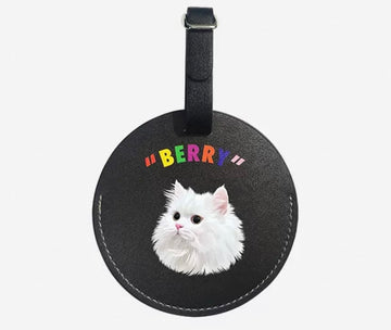 Custom Pet Luggage Tag - Personalized Travel Tag for Pets | Pooji - Personalized Custom Pet Gift