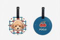 Custom Pet Luggage Tag - Personalized Travel Tag for Pets | Pooji - Personalized Custom Pet Gift