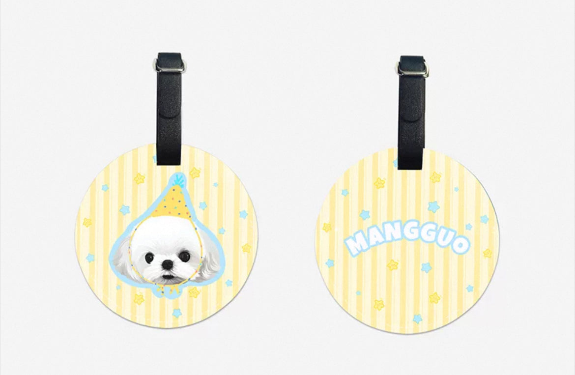 Custom Pet Luggage Tag - Personalized Travel Tag for Pets | Pooji - Personalized Custom Pet Gift