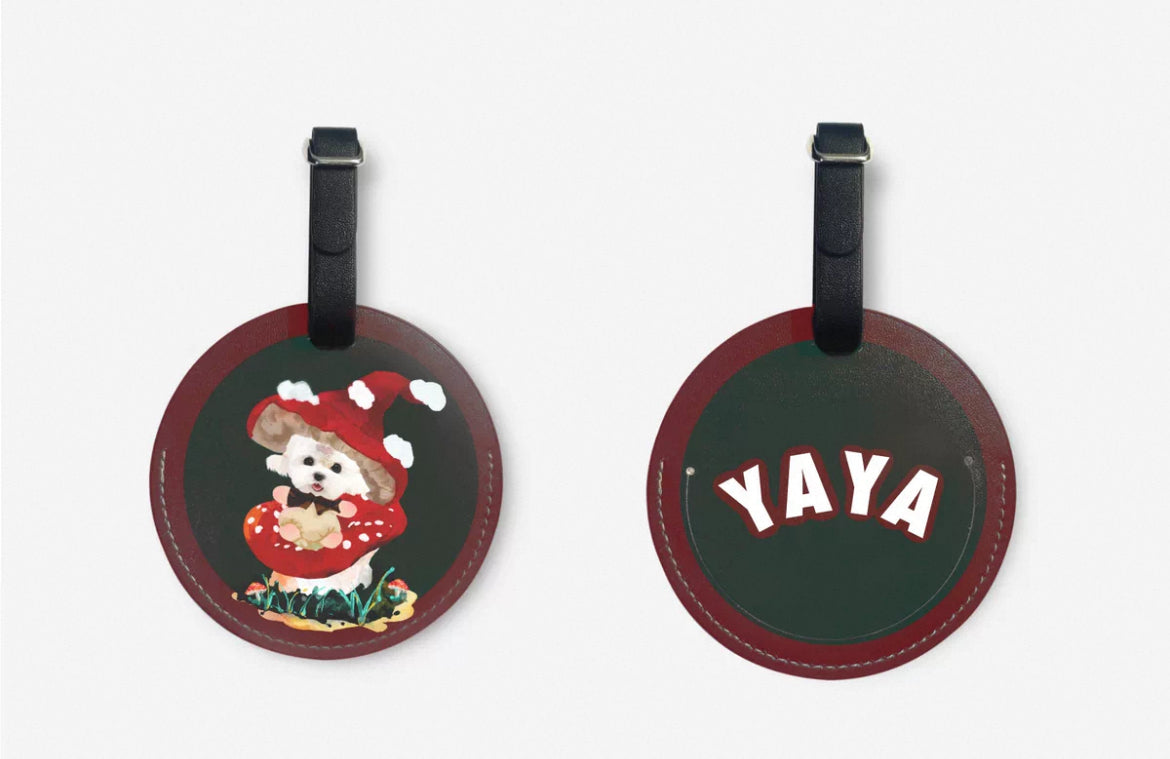 Custom Pet Luggage Tag - Personalized Travel Tag for Pets | Pooji - Personalized Custom Pet Gift