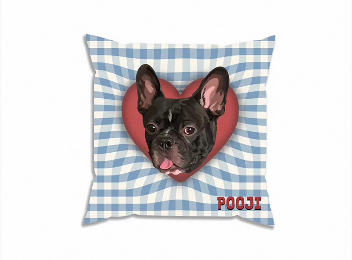 Custom Double-Sided Pet Shaped Pillow - 50cm Clone | Pooji - Personalized Custom Pet Gift