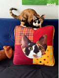 Custom Pet Plush Seat Cushion - Soft Chair Pillow Decor | Pooji - Personalized Custom Pet Gift