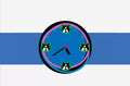 Custom Pet Acrylic Wall Clock - Silent Non-Ticking Decor | Pooji - Personalized Custom Pet Gift