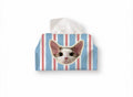 Custom Pet Tissue Box Cover - Personalized Fabric Holder | Pooji - Personalized Custom Pet Gift