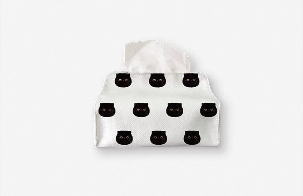 Custom Pet Tissue Box Cover - Personalized Fabric Holder | Pooji - Personalized Custom Pet Gift