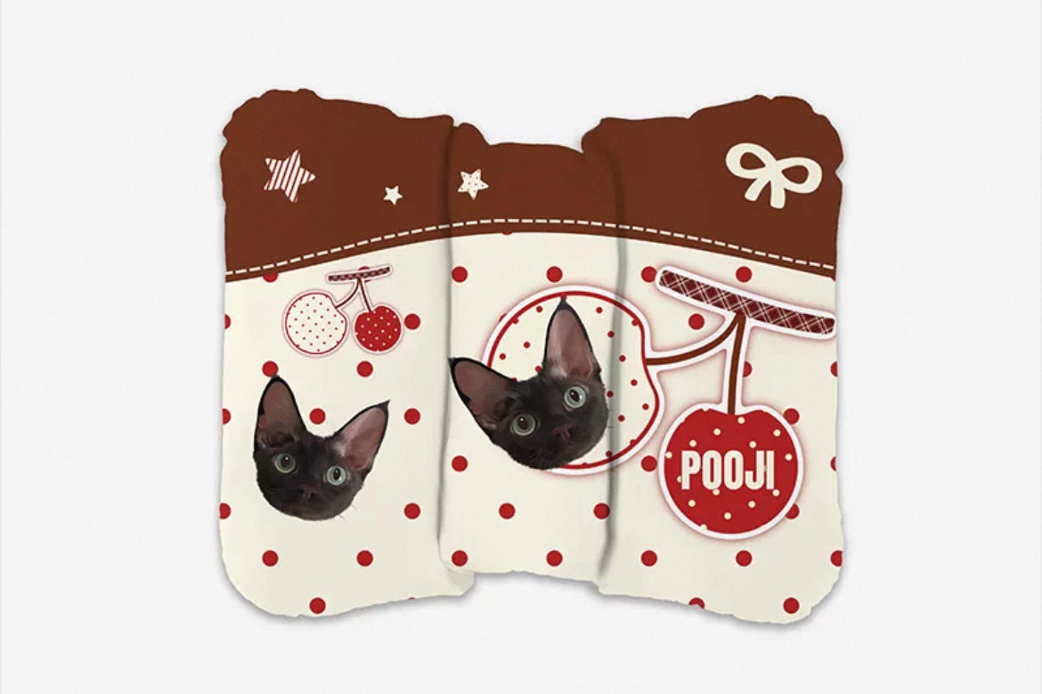 Custom Pet Lumbar Support Pillow - Ergonomic Back Relief | Pooji - Personalized Custom Pet Gift