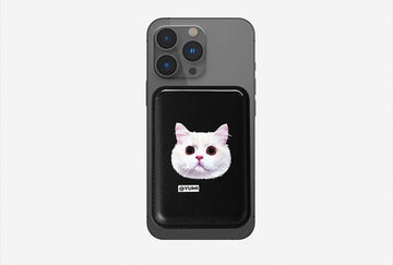 Custom Pet Magnetic Phone Wallet - MagSafe Card Holder | Pooji - Personalized Custom Pet Gift