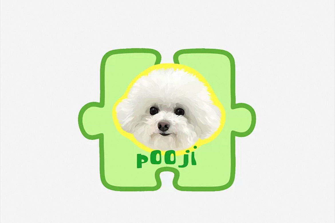 POOJI Custom Pet Acrylic Fridge Magnet - Premium Kitchen Gift - Personalized Custom Pet Gift