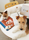 Custom Pet Mouse Pad - Personalized Desk Mat Organizer | Pooji - Personalized Custom Pet Gift