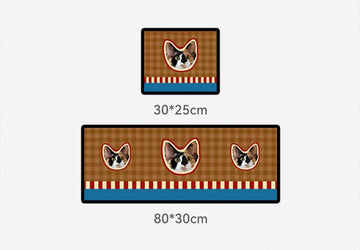 Custom Pet Mouse Pad - Personalized Desk Mat Organizer | Pooji - Personalized Custom Pet Gift