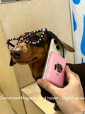 Custom Pet Magnetic Phone Wallet - MagSafe Card Holder | Pooji - Personalized Custom Pet Gift
