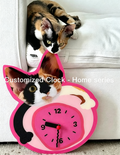 Custom Pet Acrylic Wall Clock - Silent Non-Ticking Decor | Pooji - Personalized Custom Pet Gift