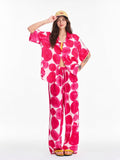Pink Circle Dot Soft Lounge Set 3