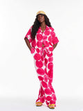 Pink Circle Dot Soft Lounge Set 5
